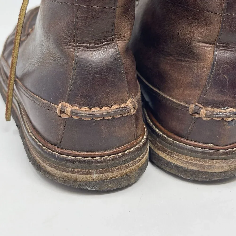 Sperry Gold Cup Chukka Boots Mens 8.5 M Brown Leather Crepe Sole Preppy Casual